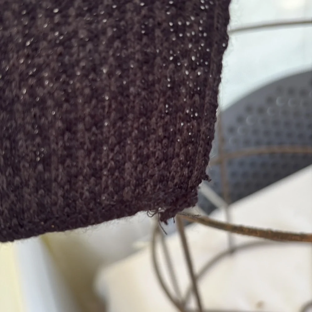 Alfani Black Brown Merino/Acrylic Blend 12 x 64